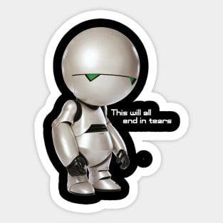 This will all end in tears Sticker